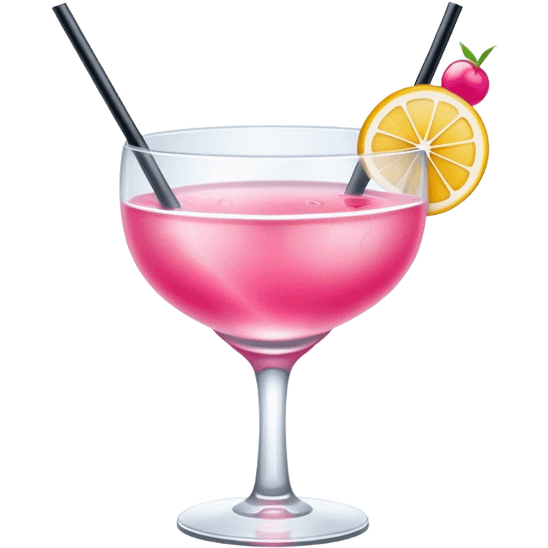 pink cocktail summer emoji