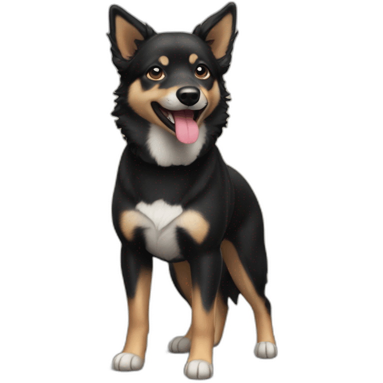 Lapsk vallhund black emoji