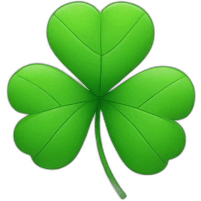 four-leaf clover emoji