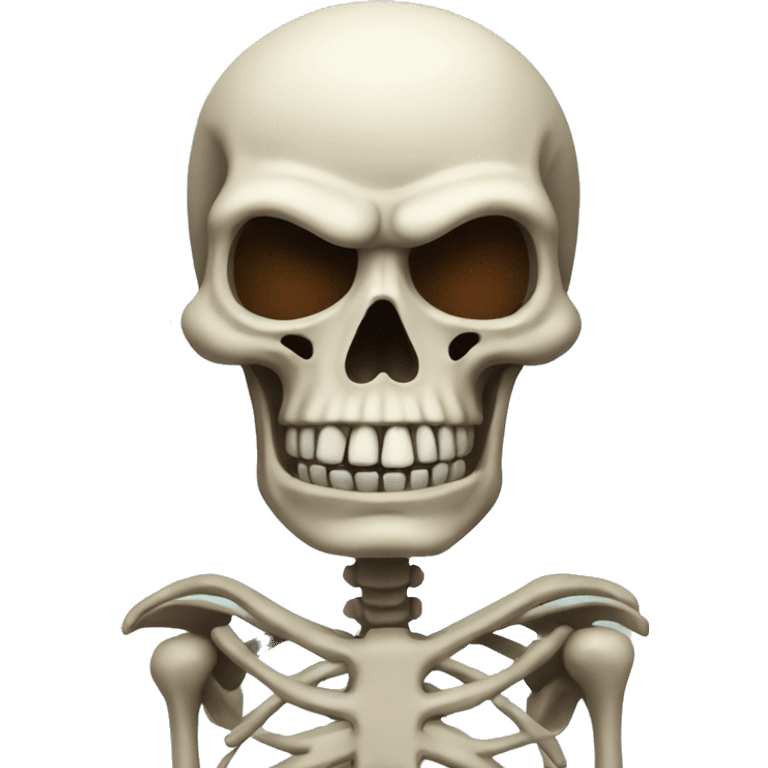 angry skeleton emoji