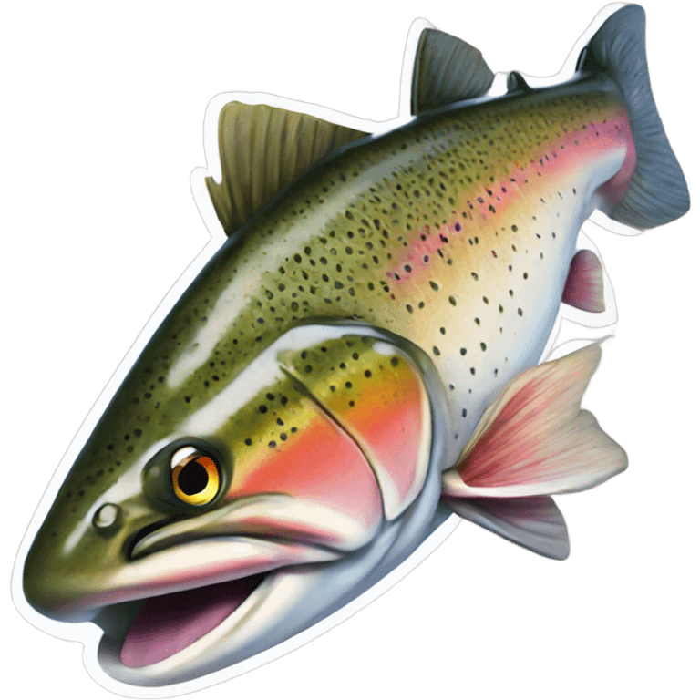 rainbow trout emoji