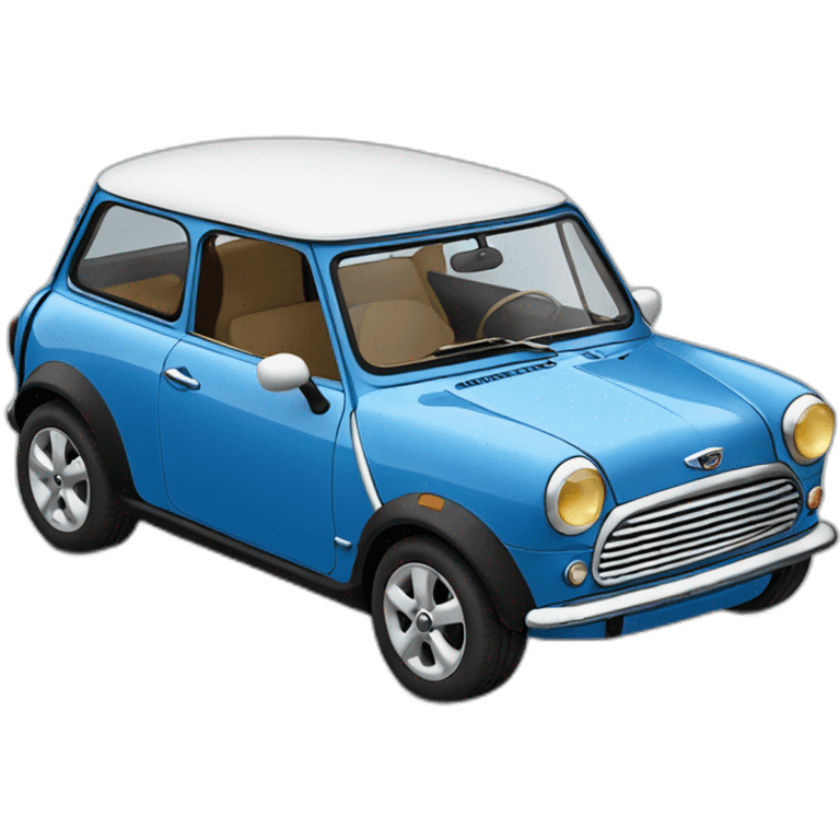 Blue Mini Cooper emoji