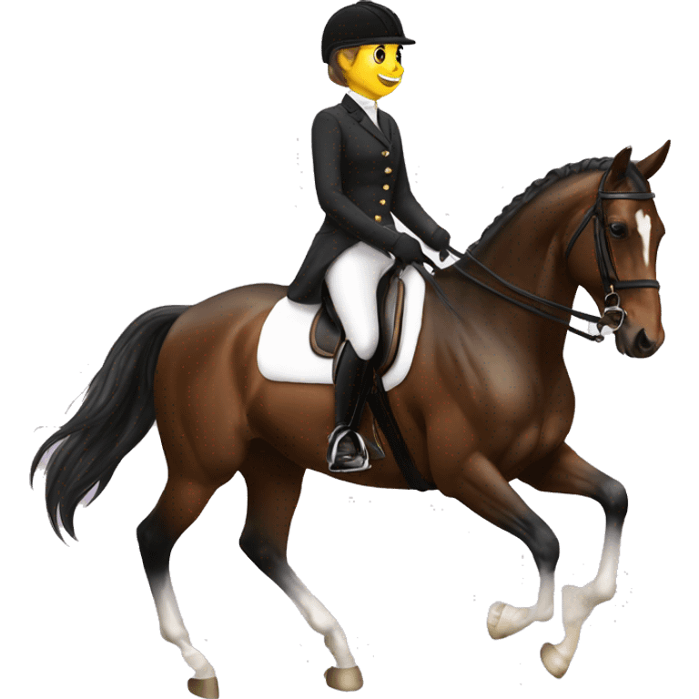 Dressage rider emoji