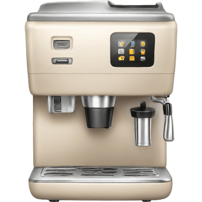 Light beige coffee machine  emoji