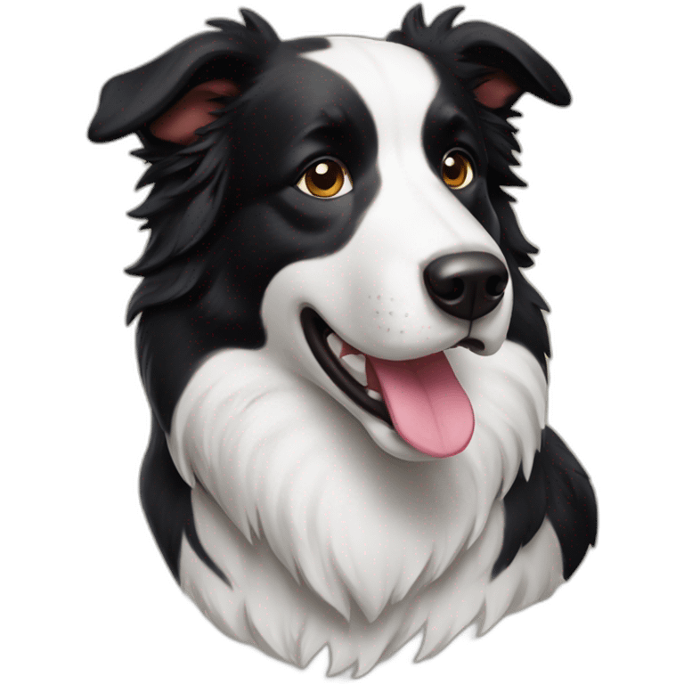 Border collie vendedor emoji