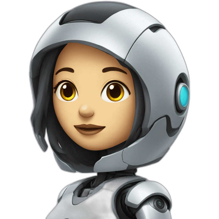 robot girl emoji