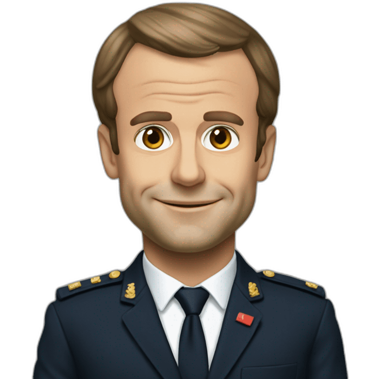 Emmanuel Macron énervé emoji