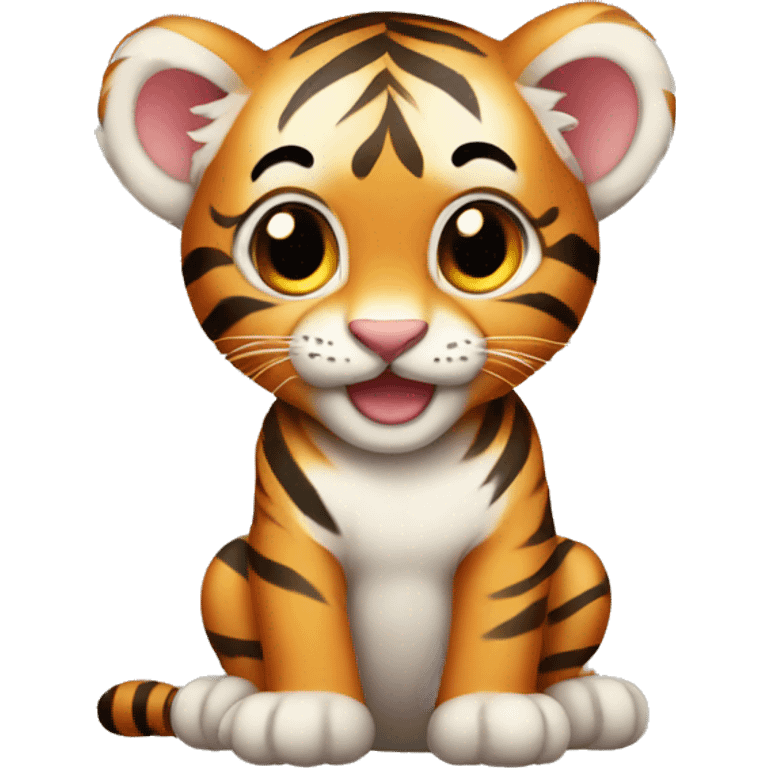 Baby tiger emoji