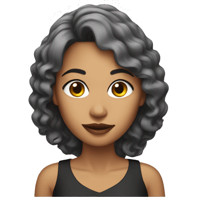 create a beautiful woman emoji