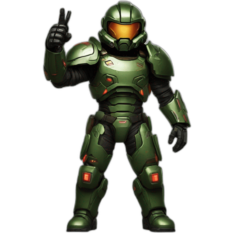 Doom slayer thumbs up emoji