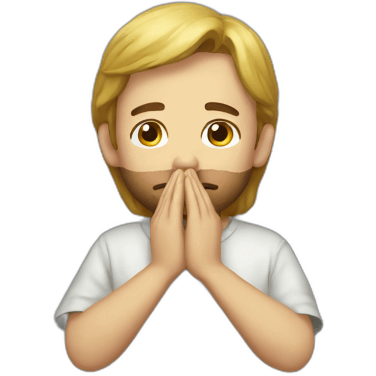 an atheist prays emoji