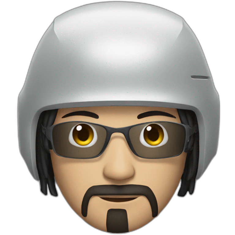 Keanu with machines cut emoji