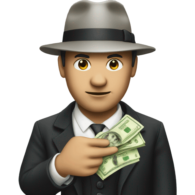 Mafia with Cash in hand emoji