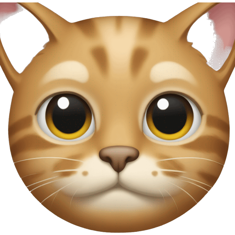 Cat with pops emoji