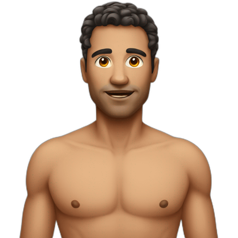 Homme nue emoji