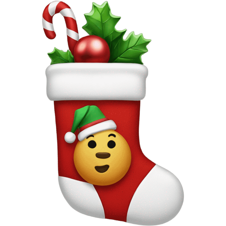 Christmas stocking emoji