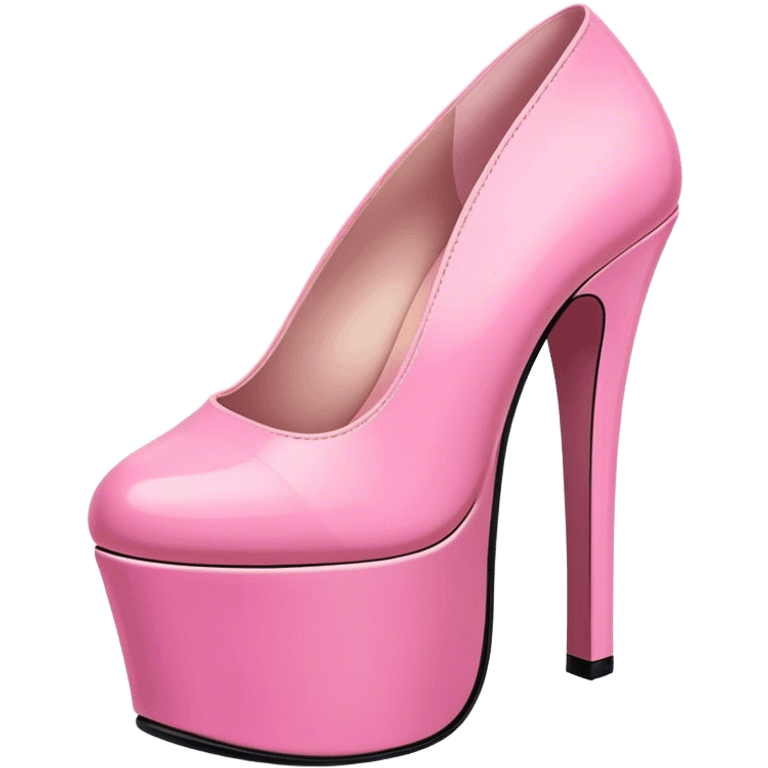 pink platform heels pink heels emoji