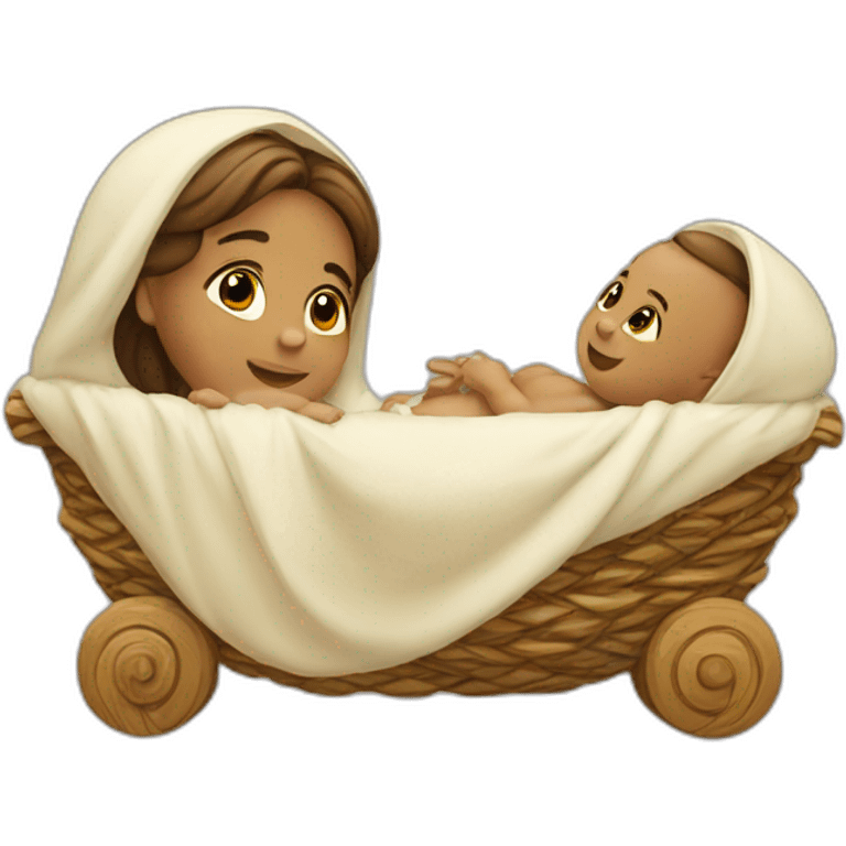 baby jesus Joseph mary emoji