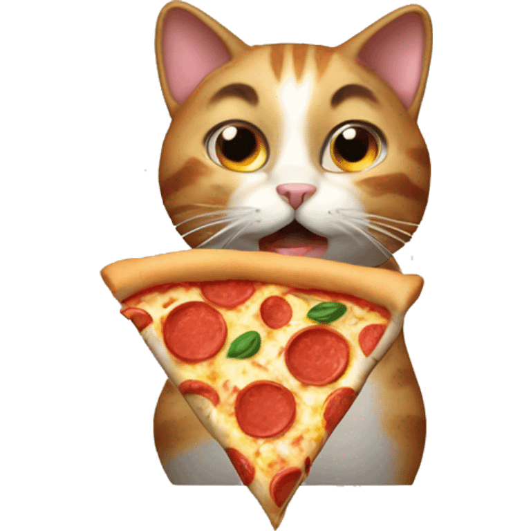 Cat making pizza  emoji