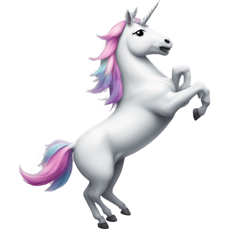 Unicorn dancing emoji