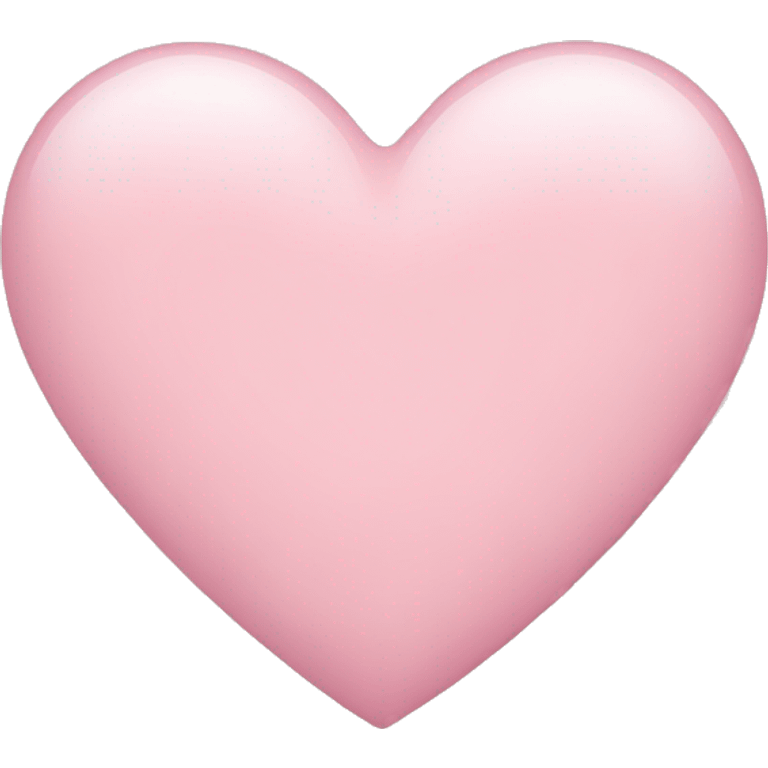 Light pink heart  emoji