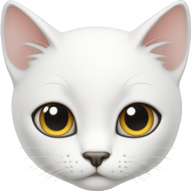 White cat emoji