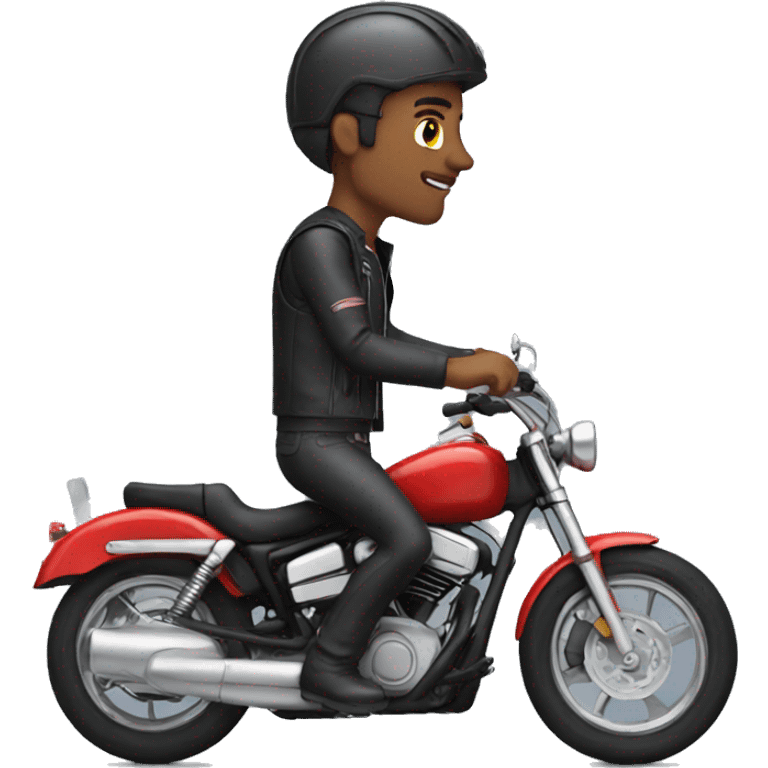 Biker guy emoji