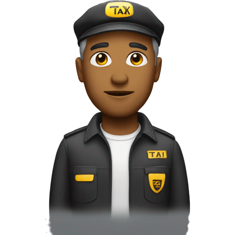 taxi driver emoji