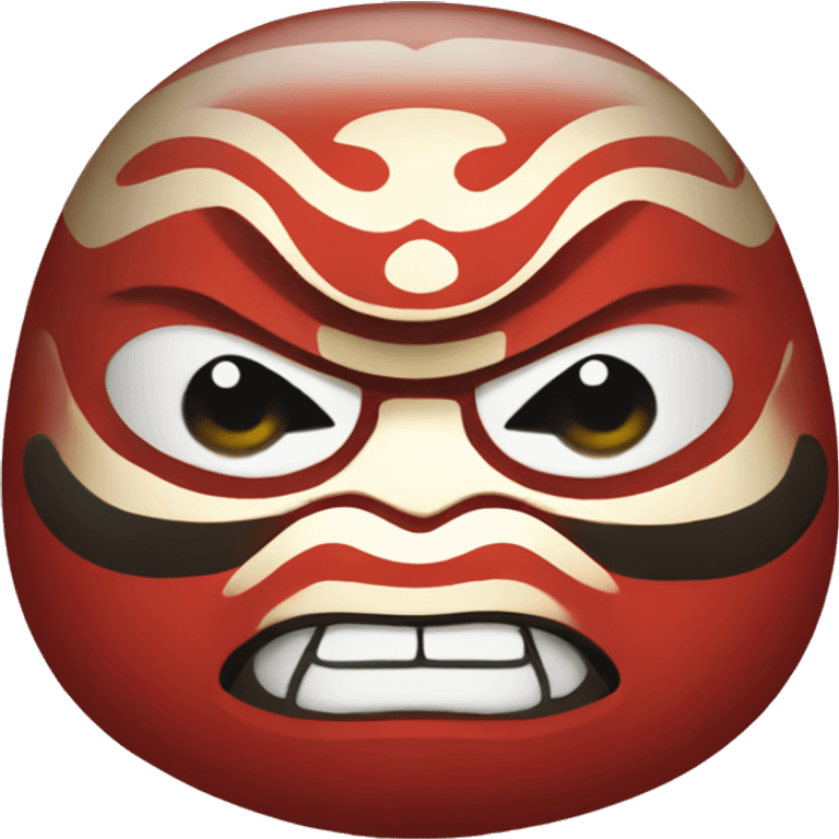 Japanese Daruma doll emoji