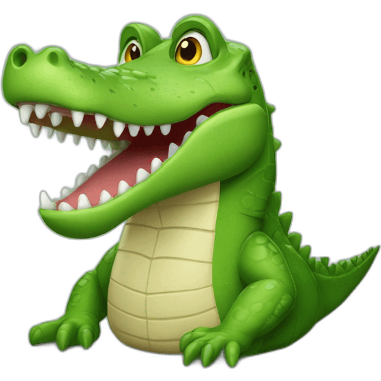 ordinateur crocodile emoji