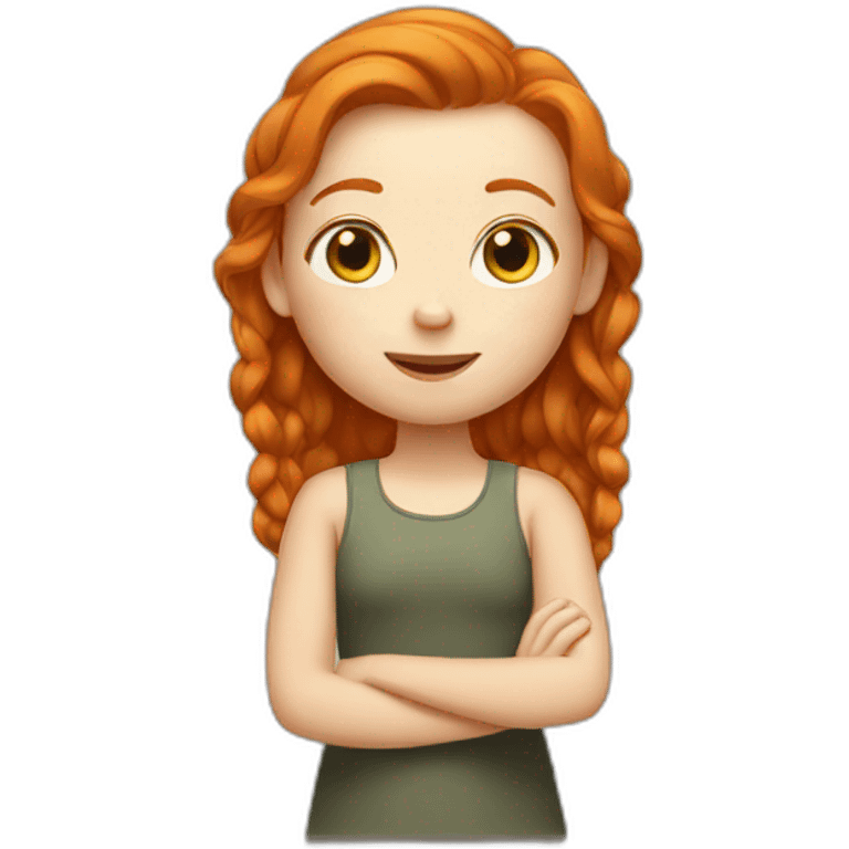 Ginger girl emoji