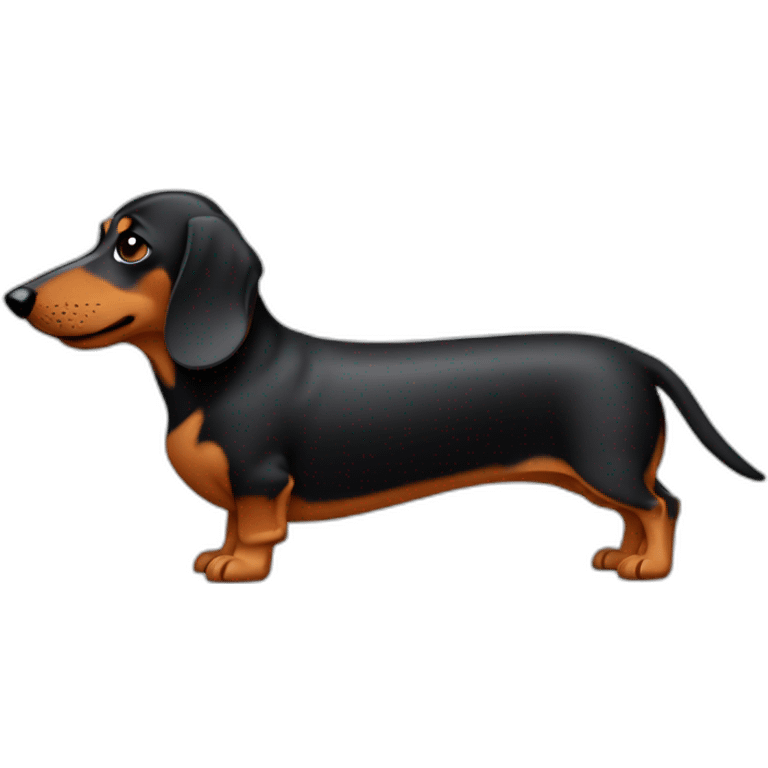 sausage dog side view emoji