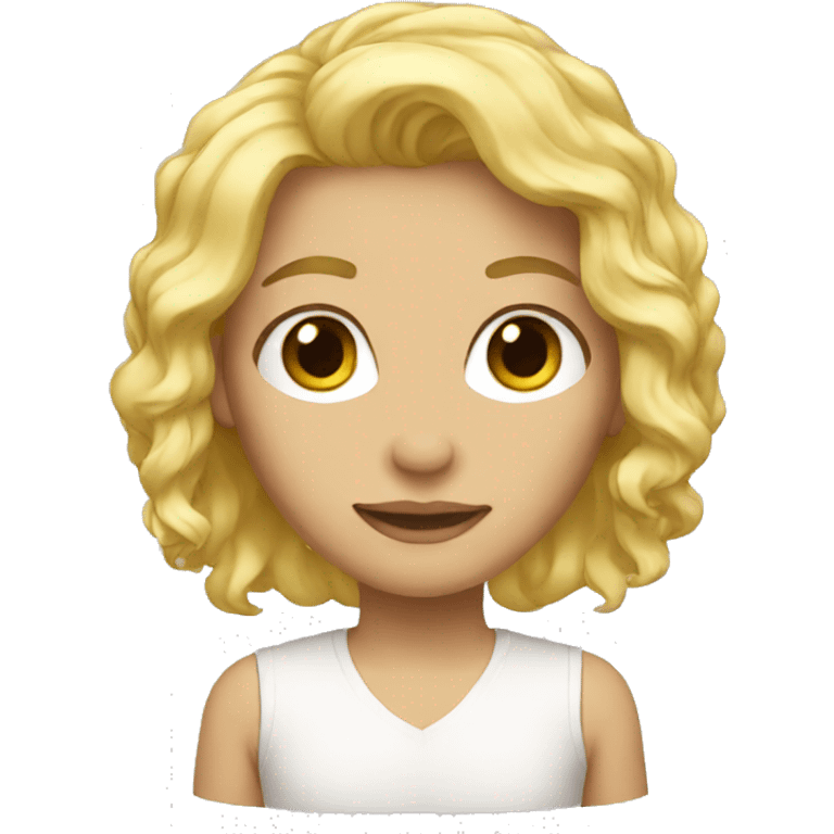 blond hair emoji