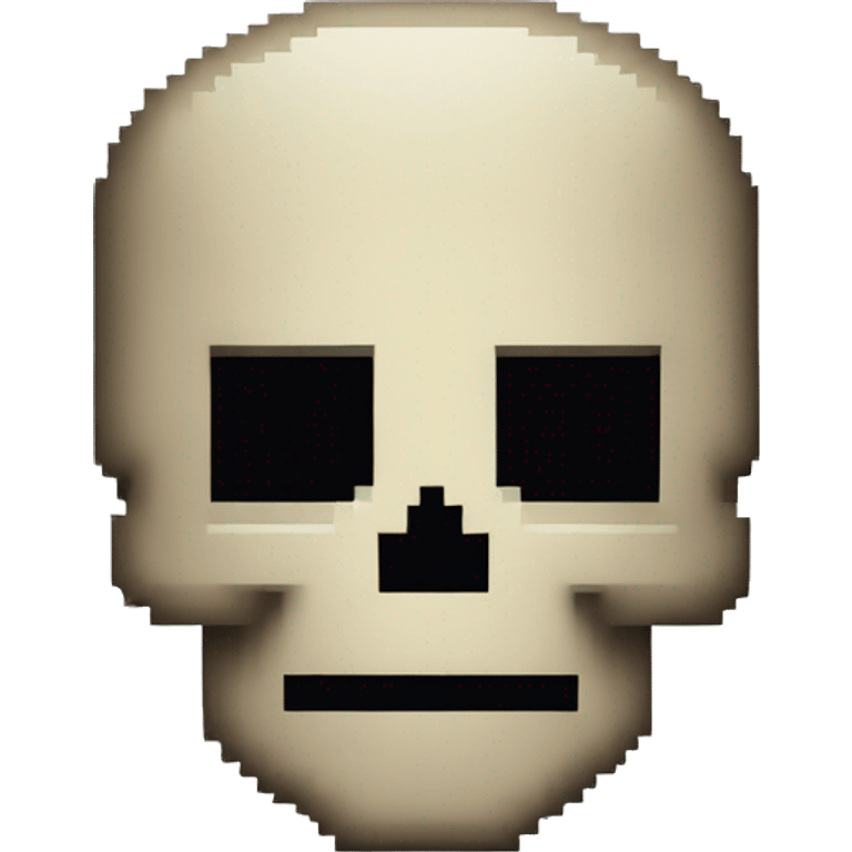 8 bit skull emoji