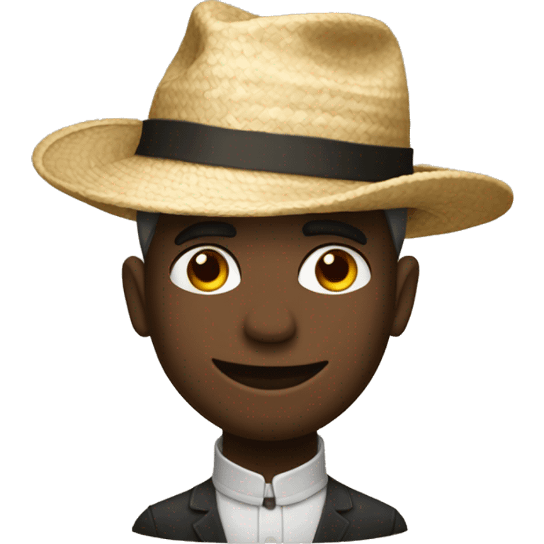 Vinicius with the hat emoji