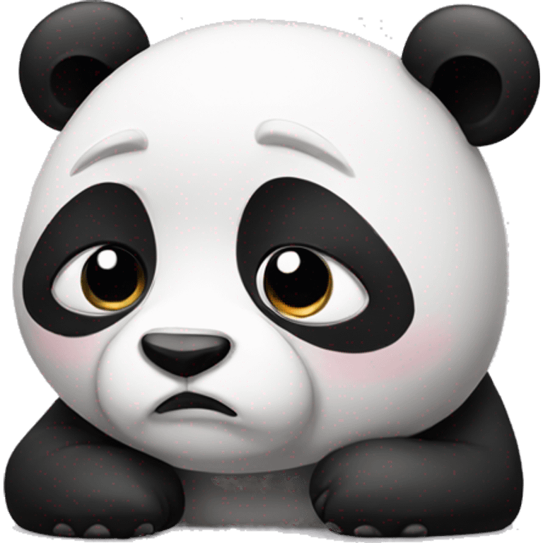 Sad panda emoji