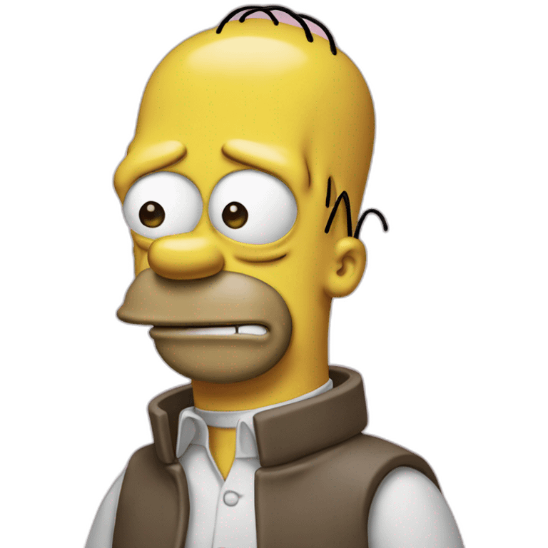 Homer Simpson dunut emoji