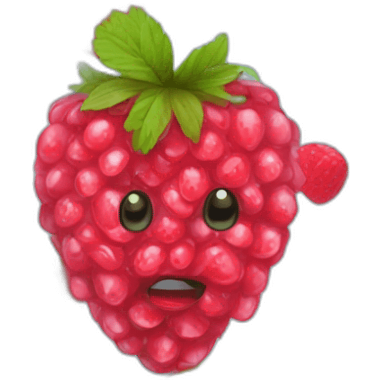 Fraise framboise myrtille  emoji