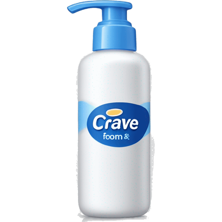 rectangular bottle foam cerave emoji