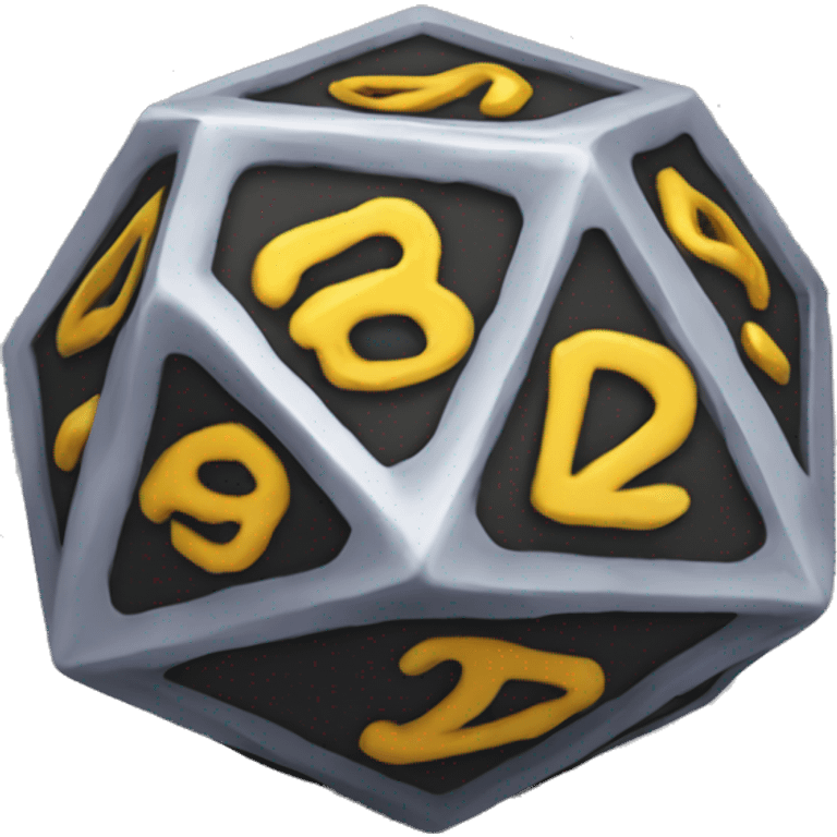 Dado D20 emoji