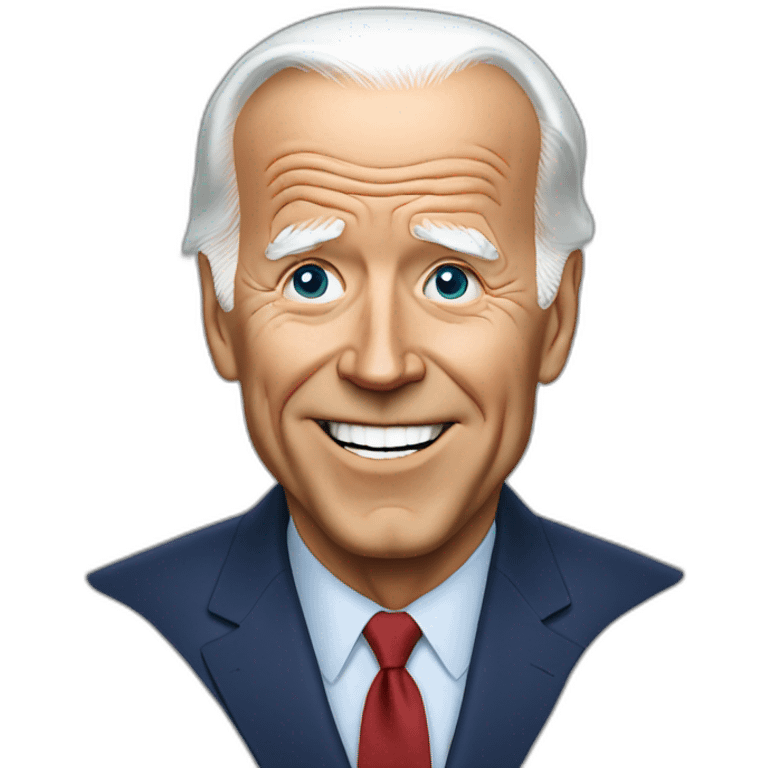 Biden's real face emoji