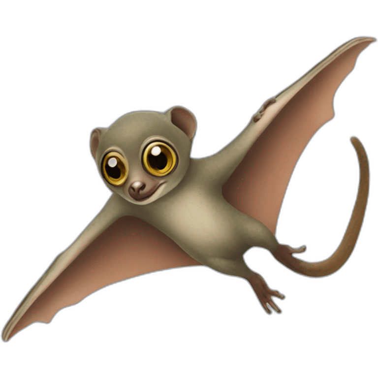 momo Flying lemur emoji