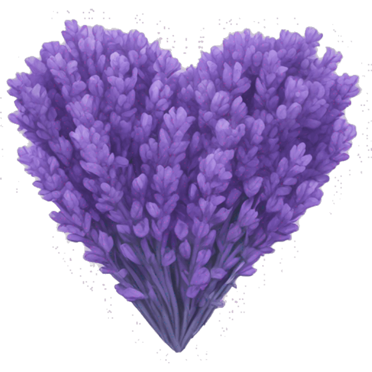 Lavender heart emoji