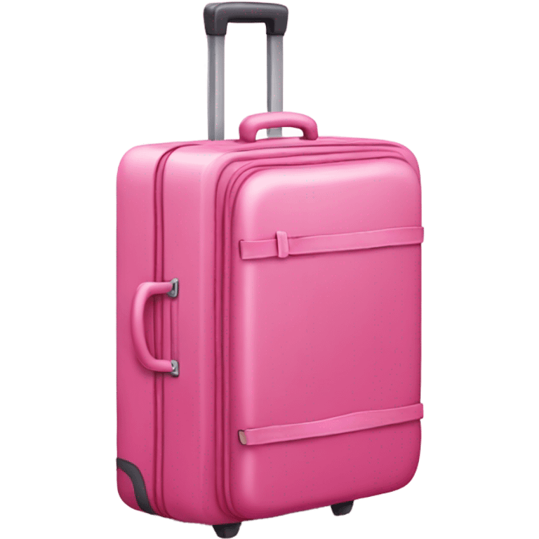 Pink suitcase emoji