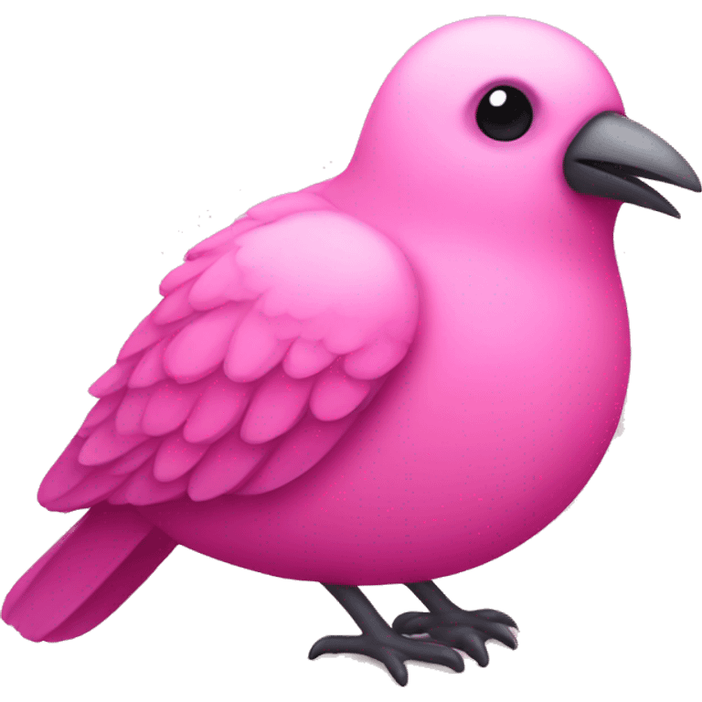 pink bird emoji