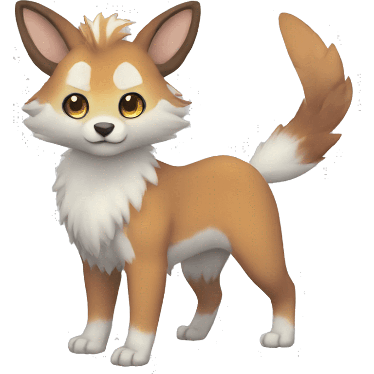 Cute cool animal hybrid Fakemon emoji