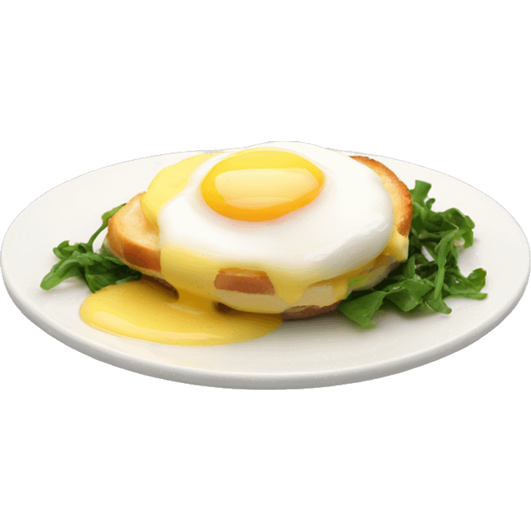 Poached egg Benedict  emoji