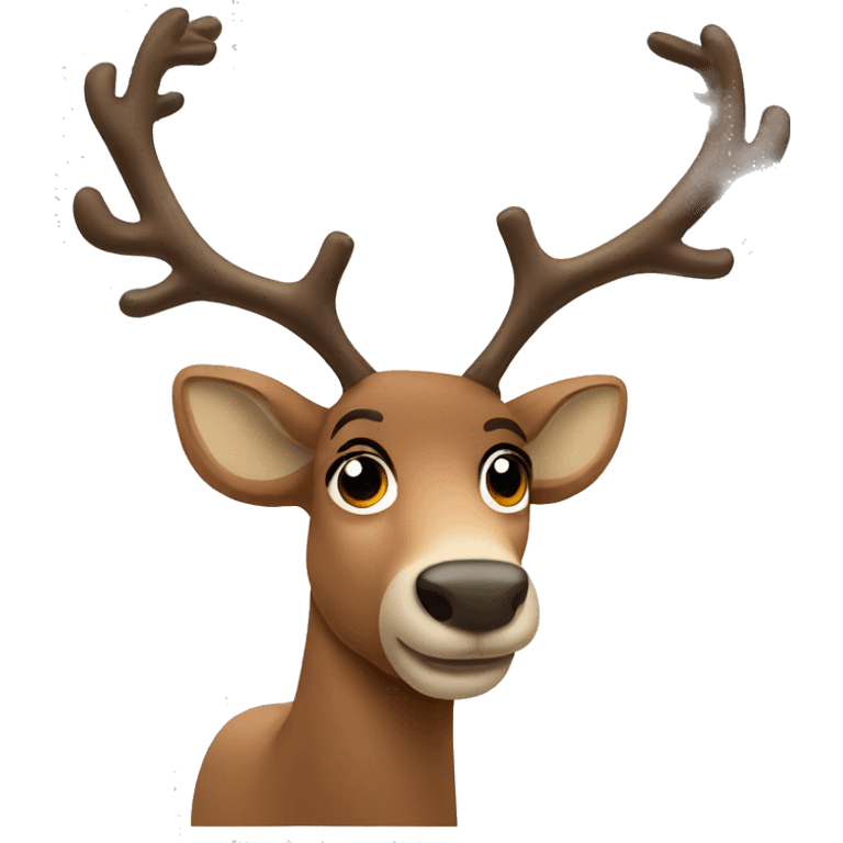 reindeer  emoji