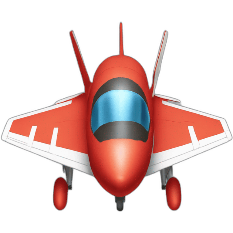 red jet emoji