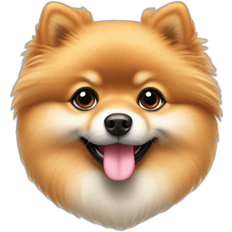 pomeranian-in-love emoji